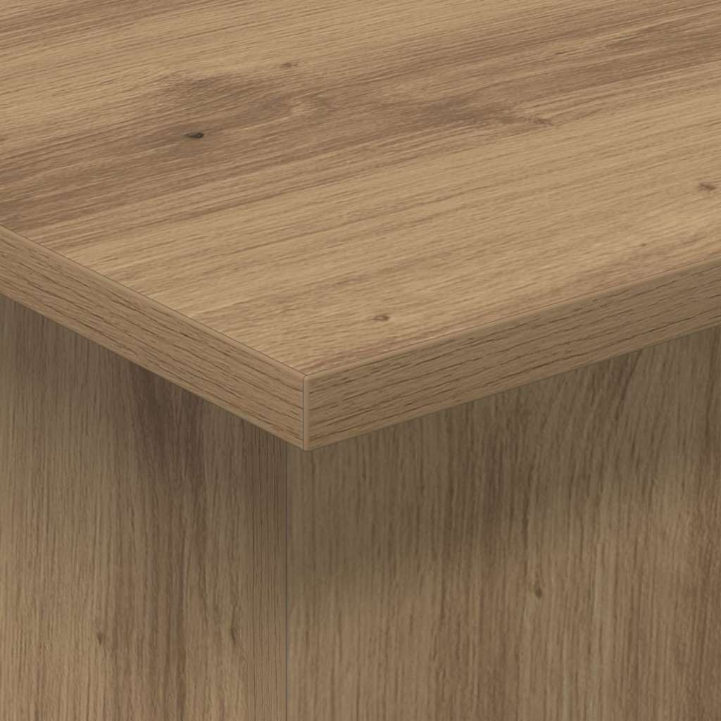 Tavolino Rovere artigianale 35,5 x 35 x 40 cm Legno multistrato