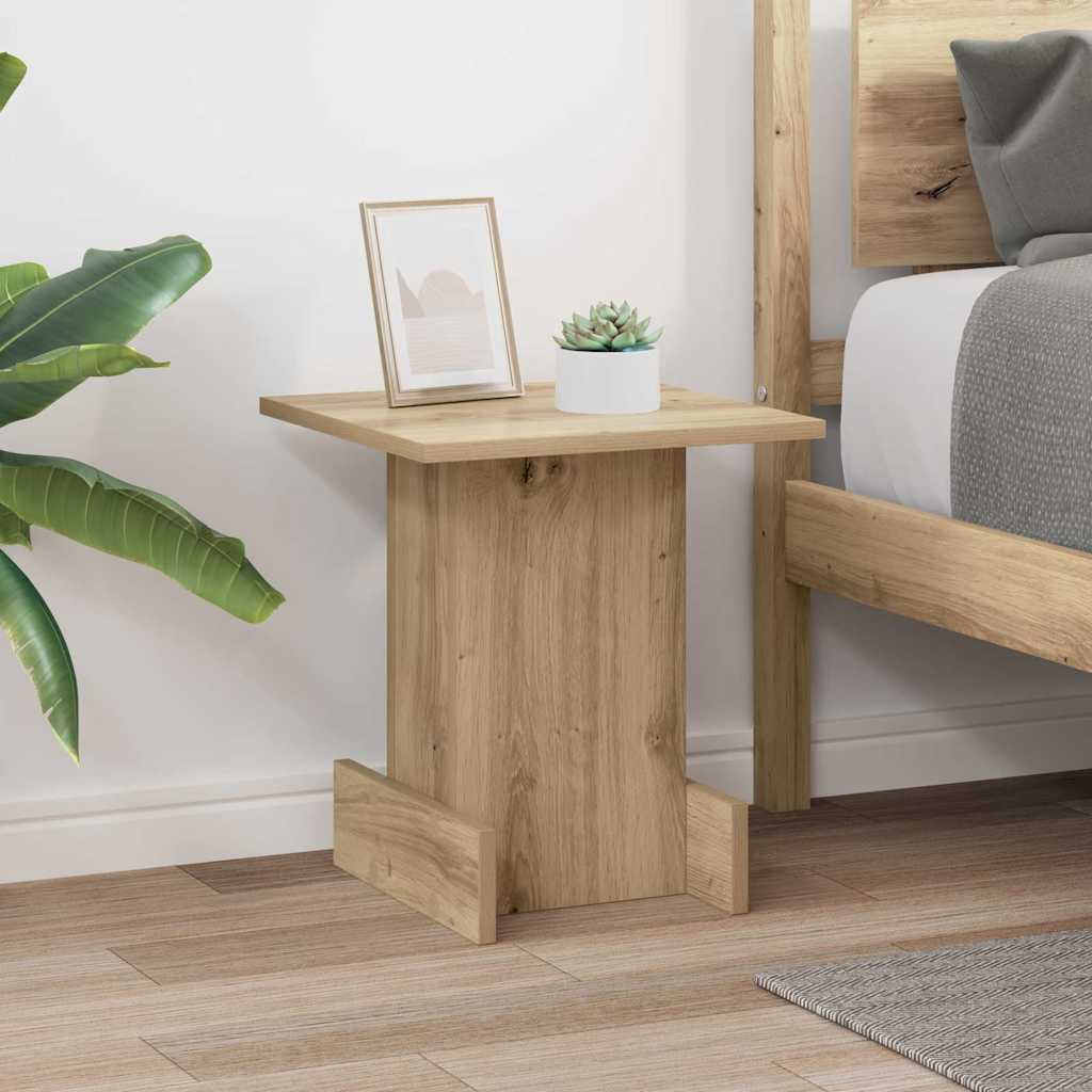 Tavolino Rovere artigianale 35,5 x 35 x 40 cm Legno multistrato