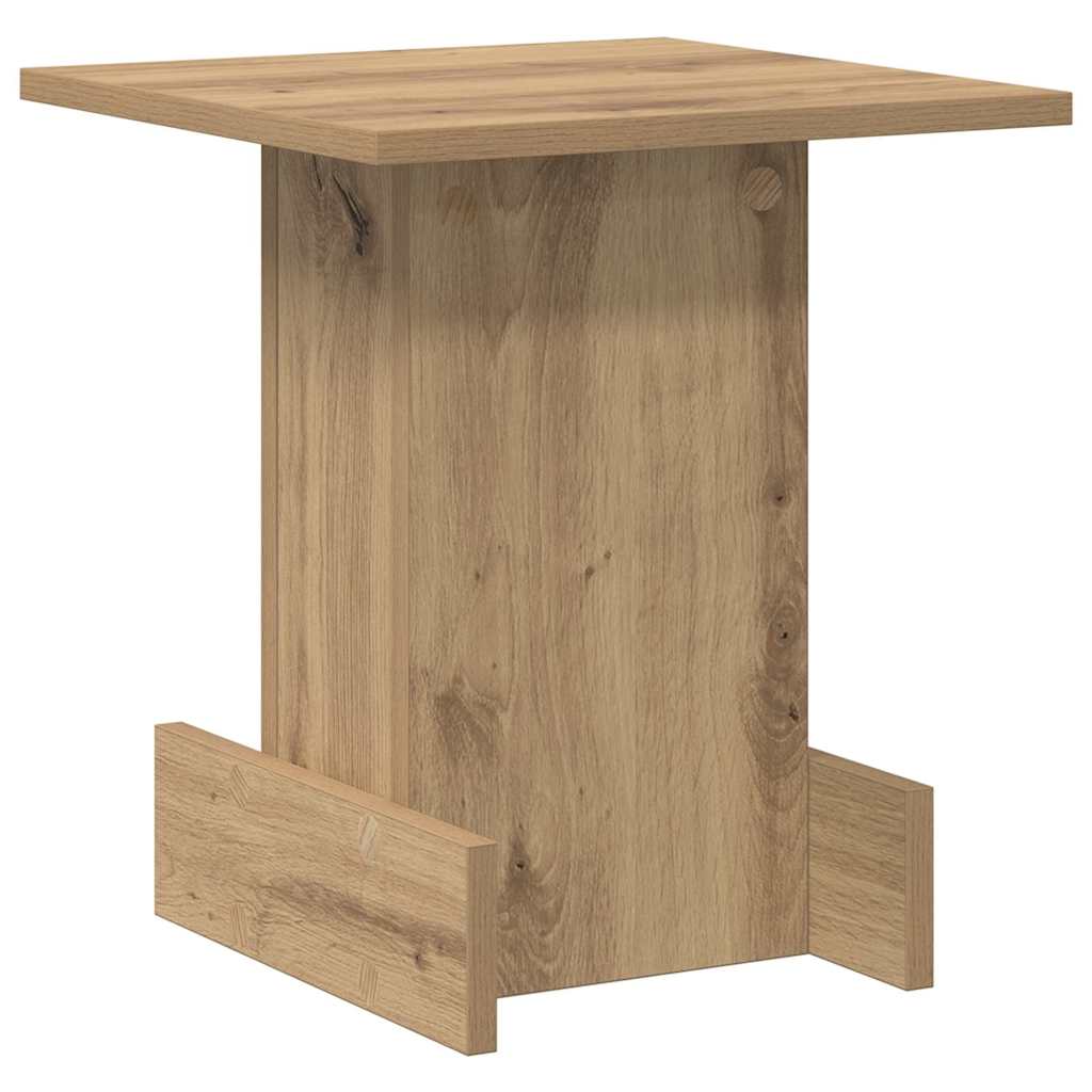 Tavolino Rovere artigianale 35,5 x 35 x 40 cm Legno multistrato