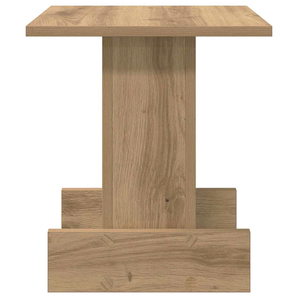 Tavolino Rovere artigianale 35,5 x 35 x 40 cm Legno multistrato