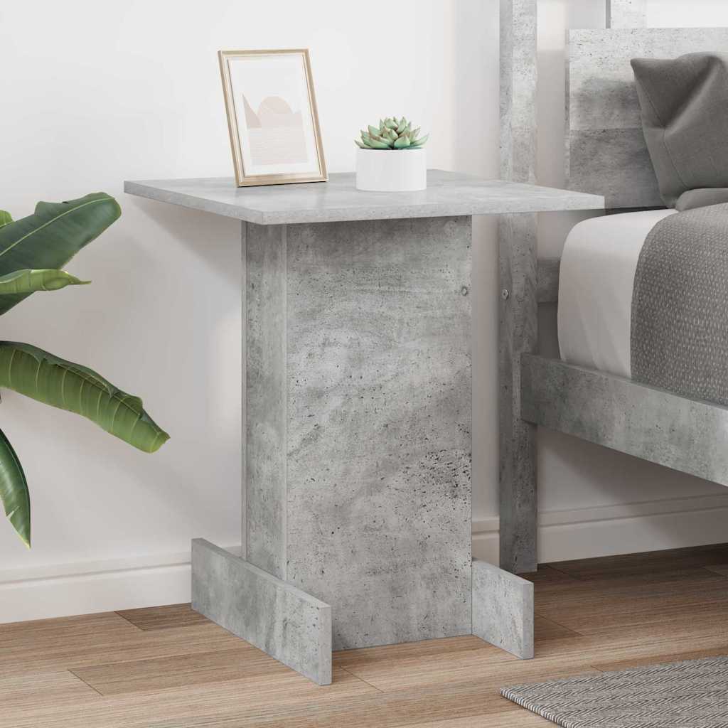 Tavolino Grigio cemento 44,5 x 45 x 55 cm Legno multistrato