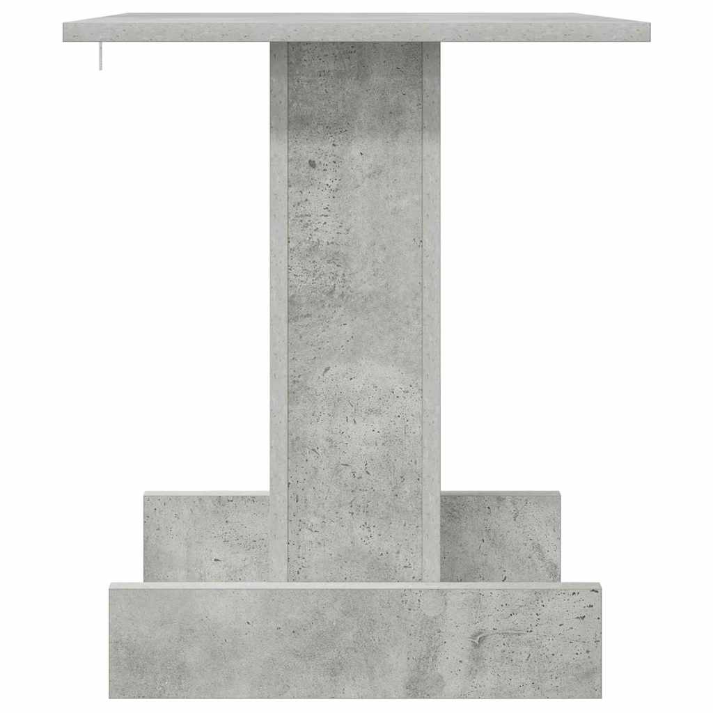 Tavolino Grigio cemento 44,5 x 45 x 55 cm Legno multistrato
