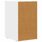 Comodino Bianco 29.5 x 35 x 50 cm Legno multistrato