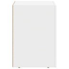 Comodino Bianco 29.5 x 35 x 50 cm Legno multistrato