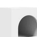 Comodino 2 pcs Bianco 29,5 x 33,5 x 50 cm Legno multistrato