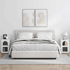 Comodino 2 pcs Bianco 29,5 x 33,5 x 50 cm Legno multistrato
