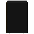 Comodino Nero 29,5 x 33,5 x 50 cm Legno multistrato