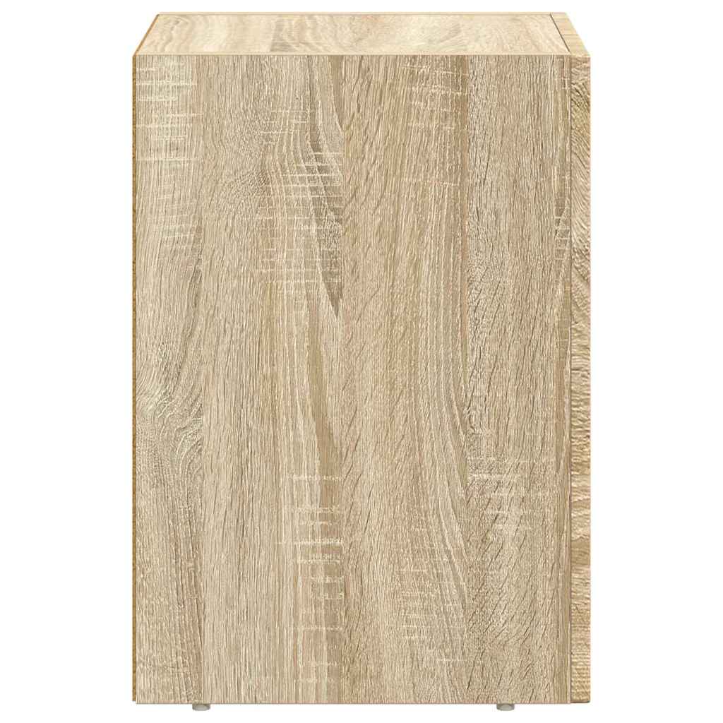 Comodino Rovere Sonoma 29,5 x 33,5 x 50 cm Legno multistrato