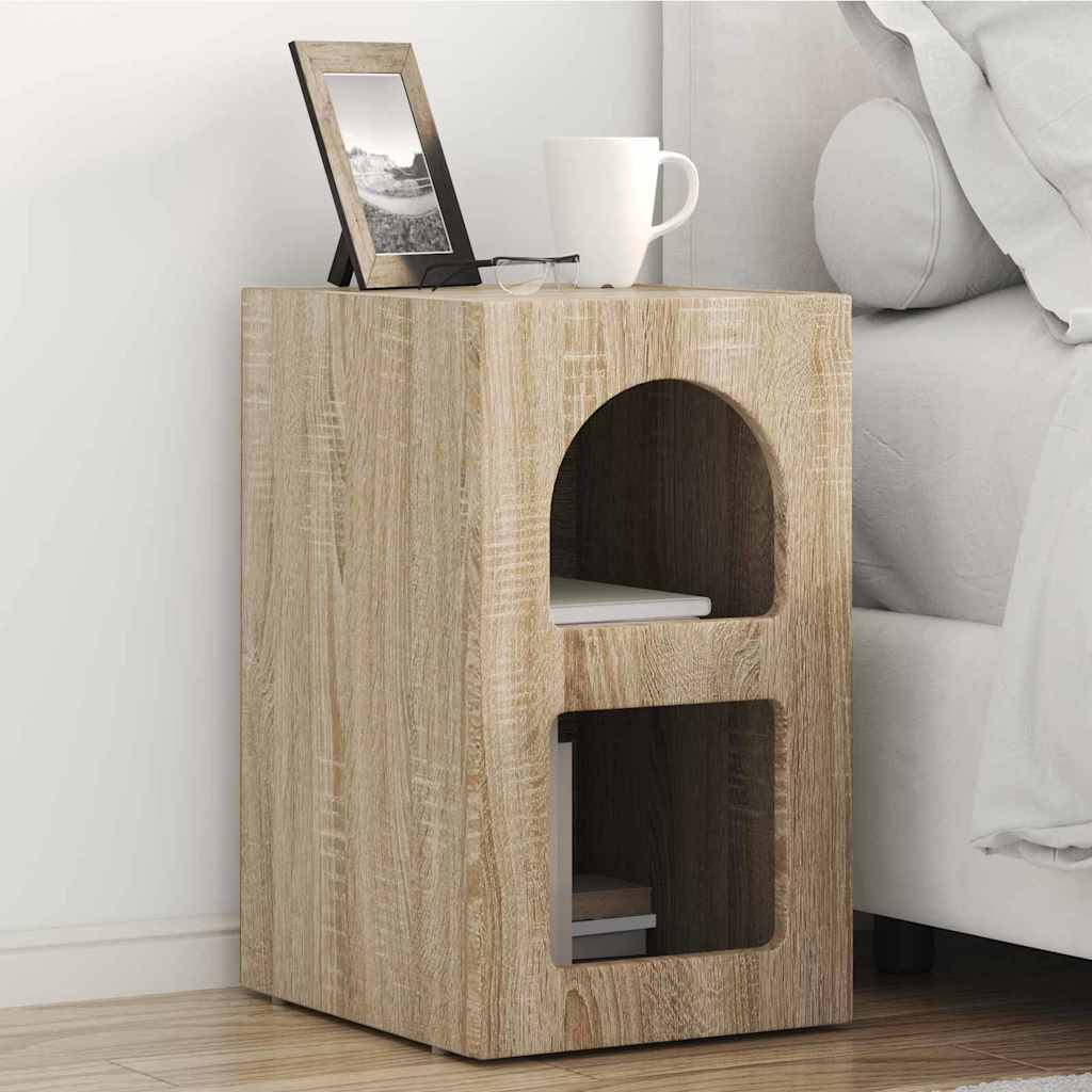 Comodino 2 pcs Rovere Sonoma 29,5 x 33,5 x 50 cm