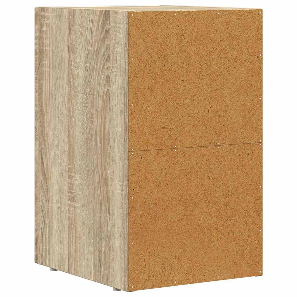 Comodino 2 pcs Rovere Sonoma 29,5 x 33,5 x 50 cm