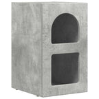 Comodino Grigio cemento 29,5 x 33,5 x 50 cm Legno multistrato