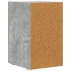 Comodino Grigio cemento 29,5 x 33,5 x 50 cm Legno multistrato