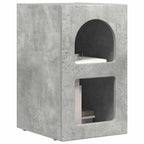 Comodino Grigio cemento 29,5 x 33,5 x 50 cm Legno multistrato
