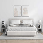 Comodino 2 pcs Grigio cemento 29,5 x 33,5 x 50 cm
