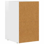 Comodino Bianco Lucido 29,5 x 33,5 x 50 cm Legno multistrato