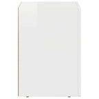 Comodino 2 pcs Bianco Lucido 29,5 x 33,5 x 50 cm