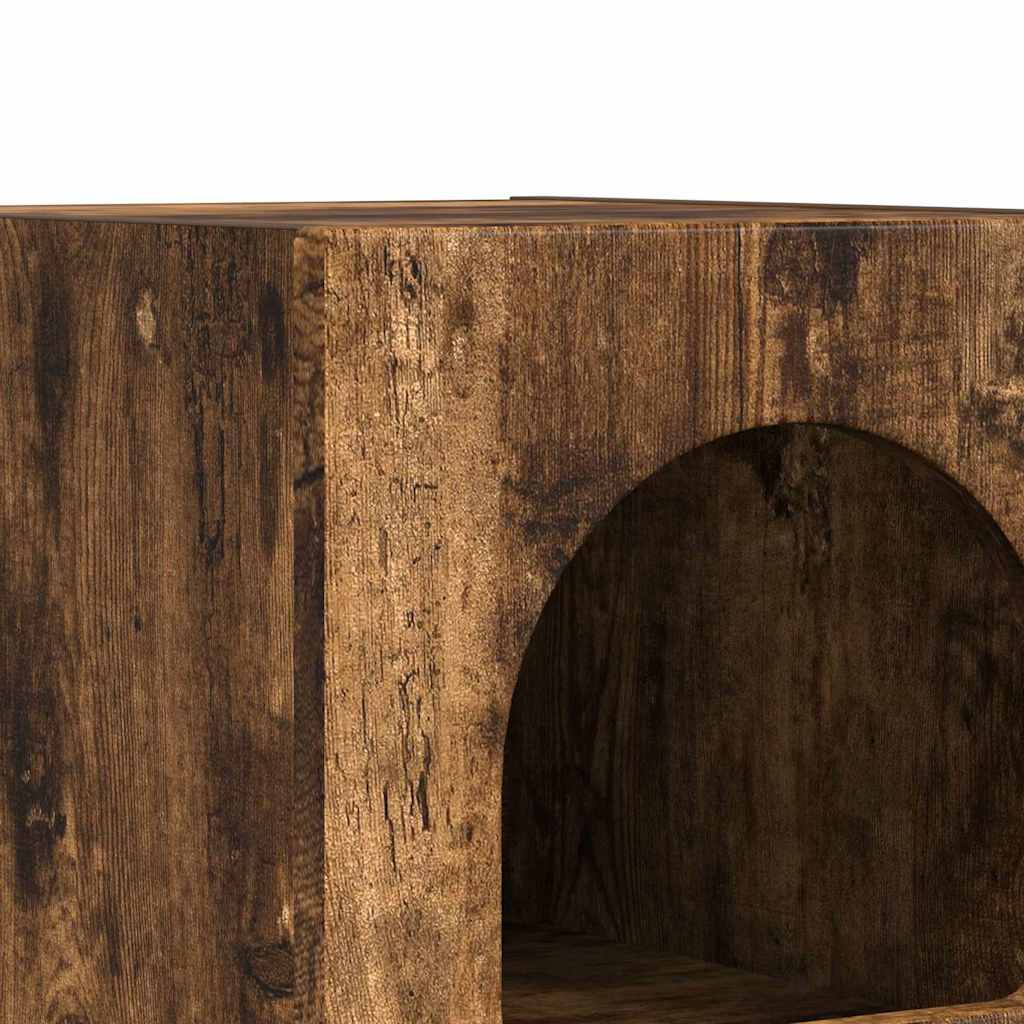 Comodino Rovere fumé 29,5 x 33,5 x 50 cm Legno multistrato