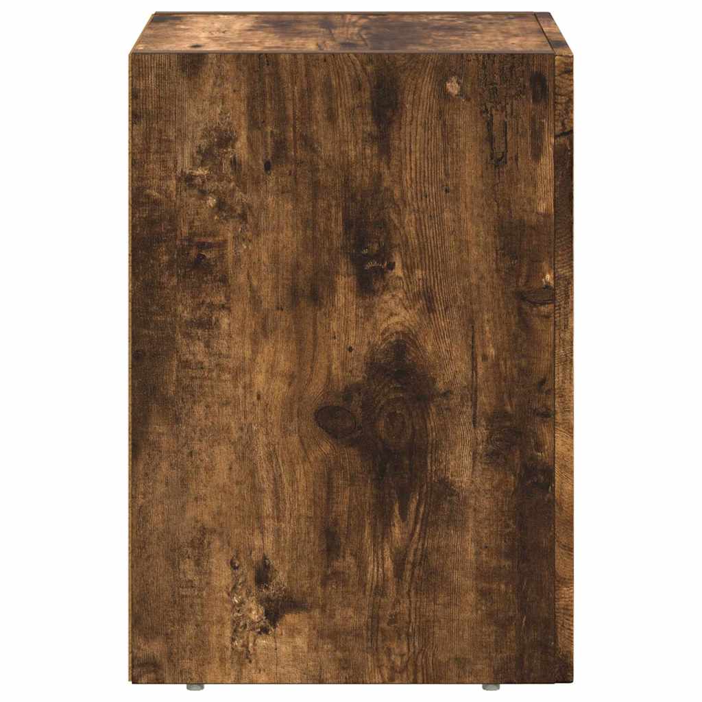Comodino Rovere fumé 29,5 x 33,5 x 50 cm Legno multistrato