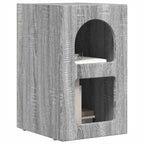 Comodino Grigio Sonoma 29,5 x 33,5 x 50 cm Legno multistrato