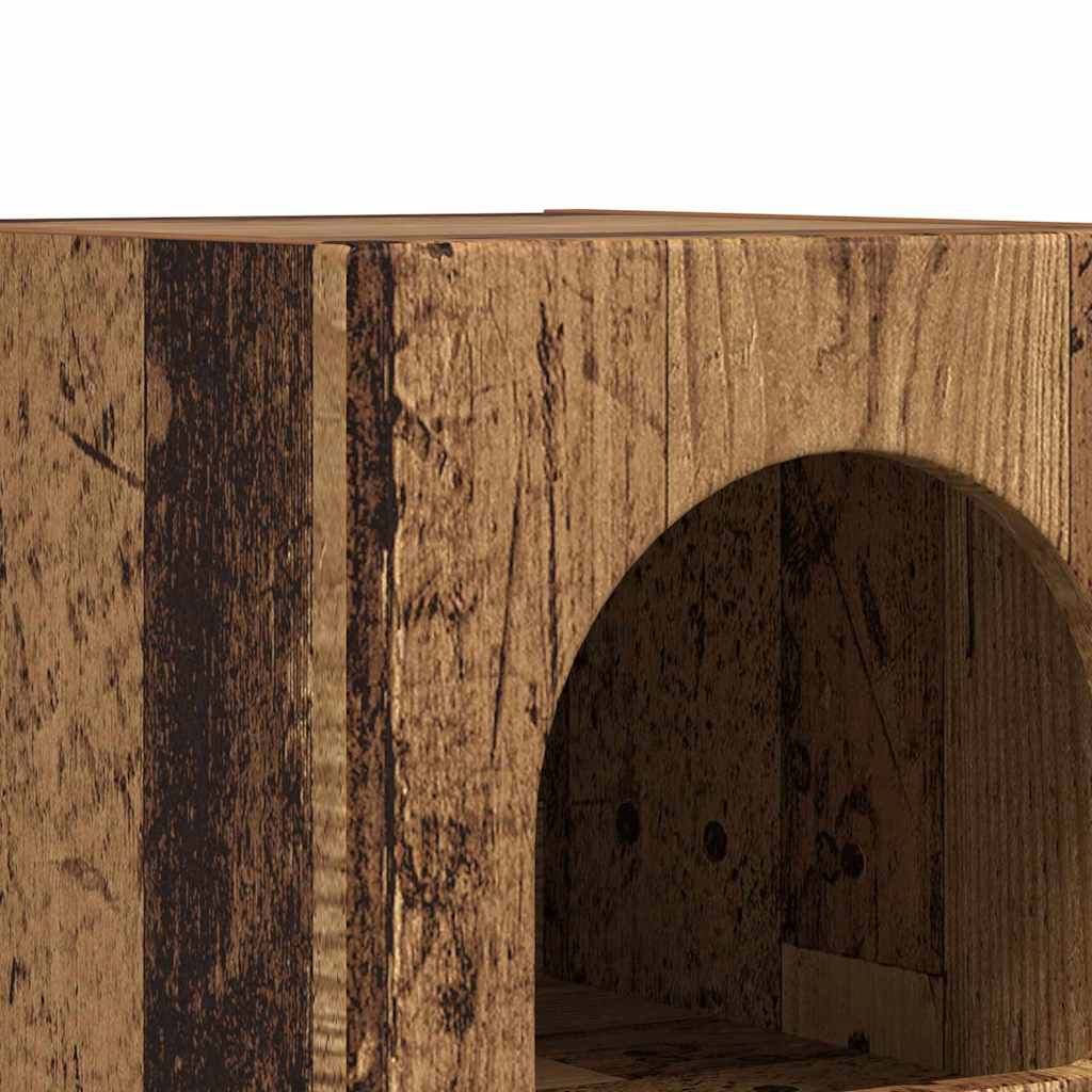 Comodino Legno vecchio 29,5 x 33,5 x 50 cm Legno multistrato