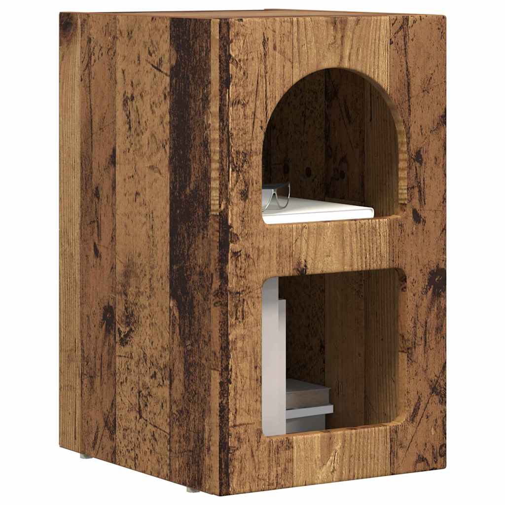 Comodino Legno vecchio 29,5 x 33,5 x 50 cm Legno multistrato