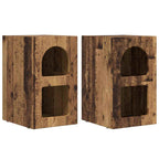 Comodino 2 pcs Legno vecchio 29,5 x 33,5 x 50 cm