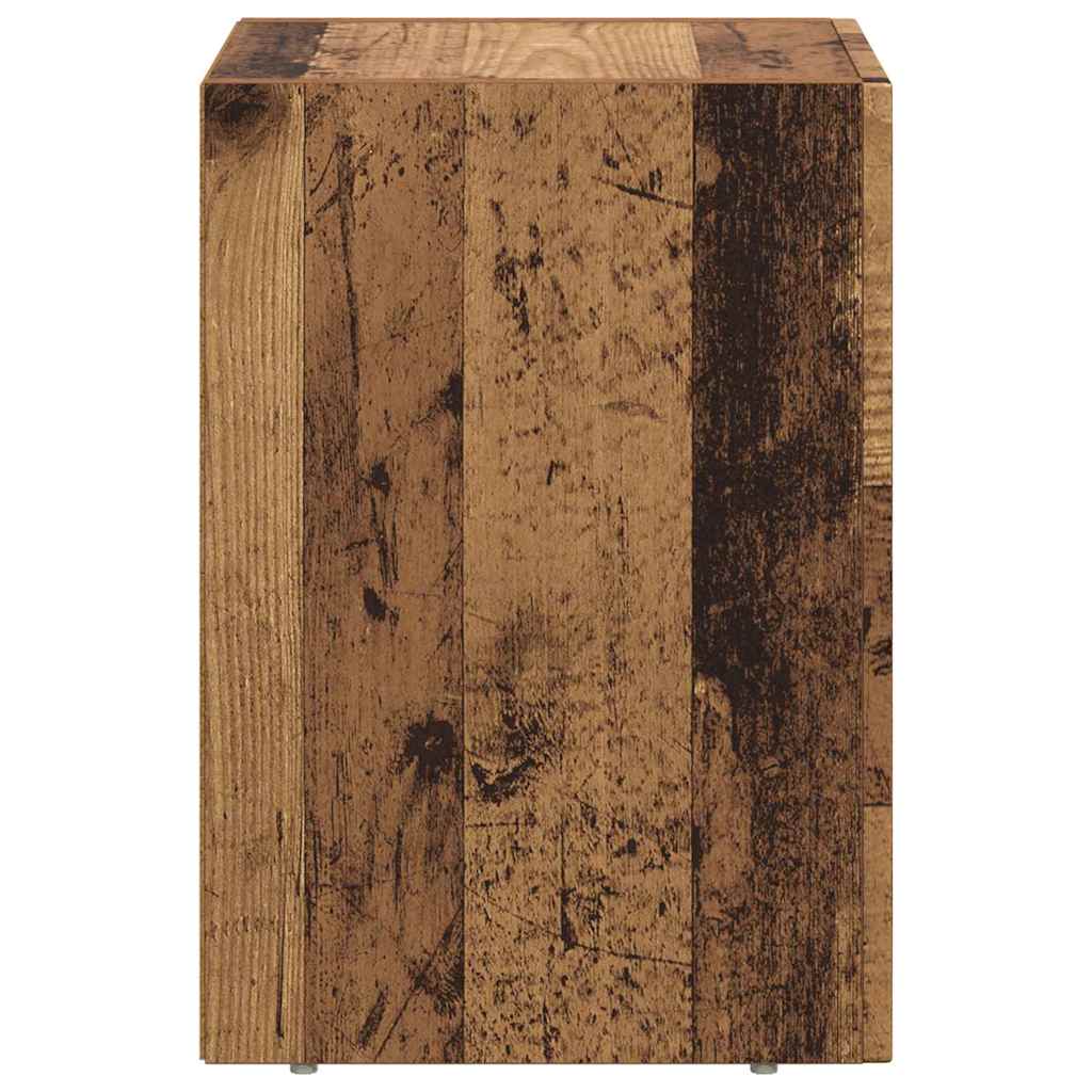 Comodino 2 pcs Legno vecchio 29,5 x 33,5 x 50 cm
