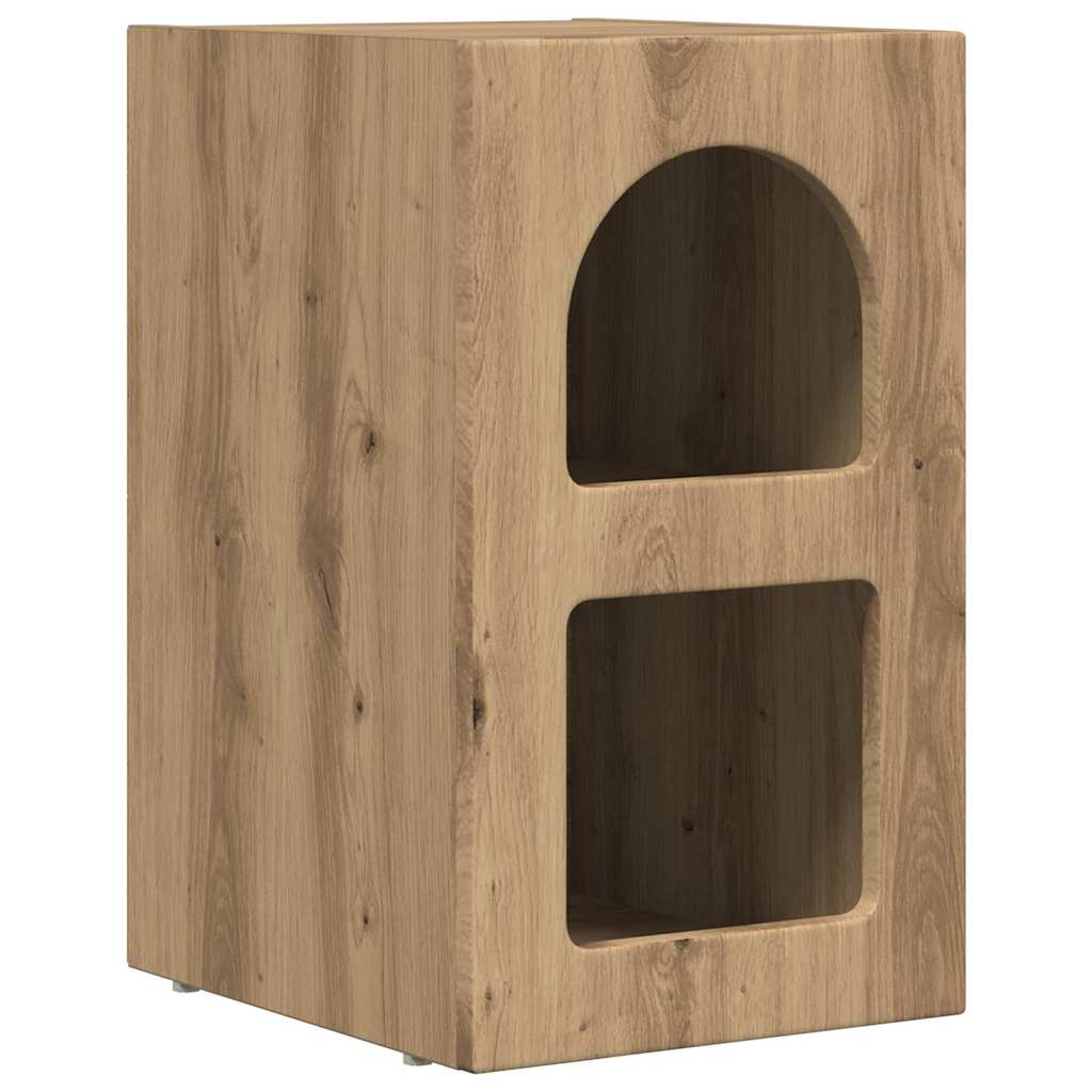 Comodino Rovere artigianale 29,5 x 33,5 x 50 cm