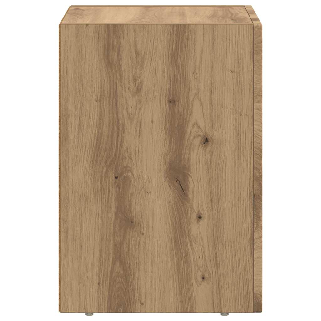 Comodino Rovere artigianale 29,5 x 33,5 x 50 cm