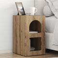 Comodino 2 pcs Rovere artigianale 29,5 x 33,5 x 50 cm