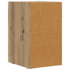 Comodino 2 pcs Rovere artigianale 29,5 x 33,5 x 50 cm