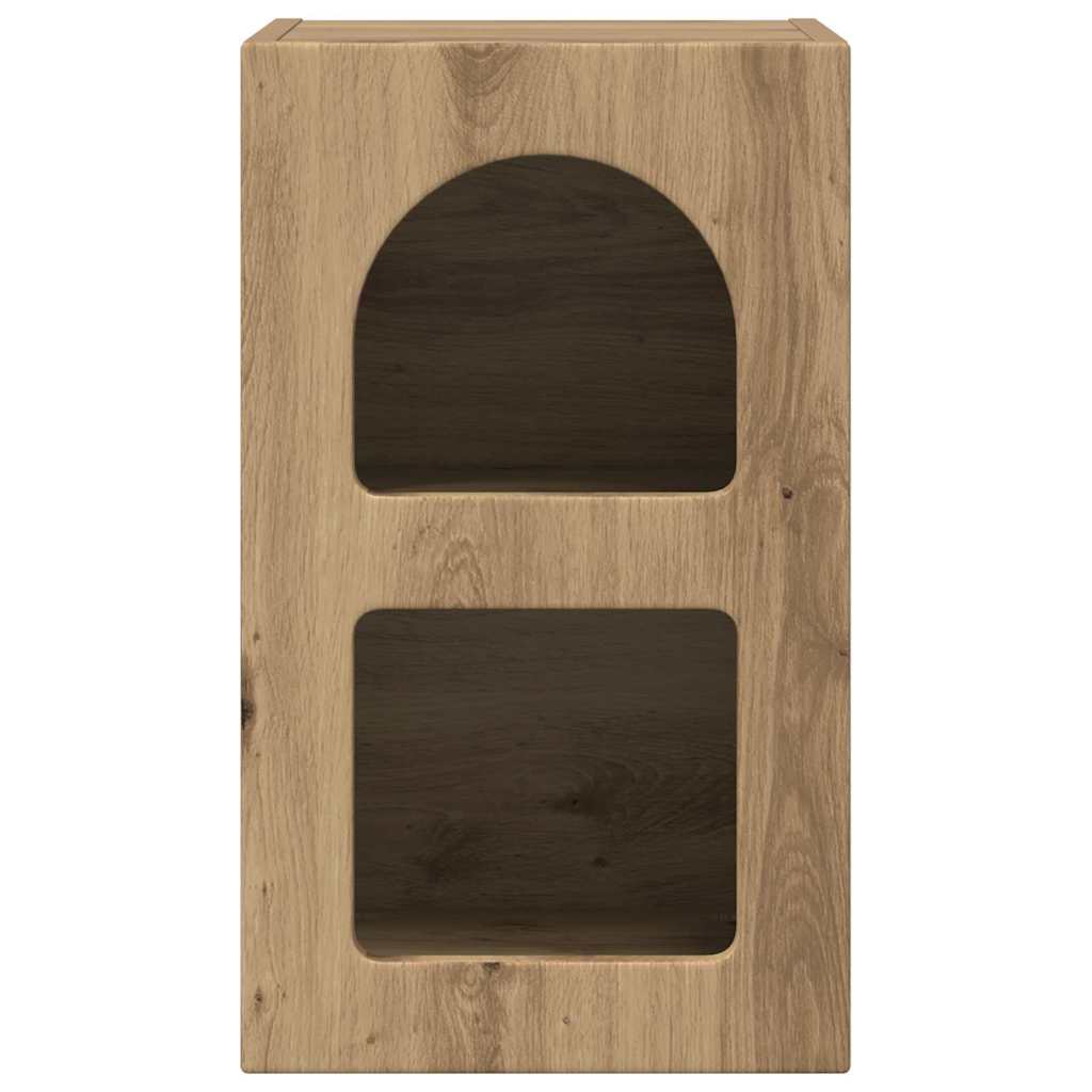 Comodino 2 pcs Rovere artigianale 29,5 x 33,5 x 50 cm