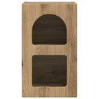 Comodino 2 pcs Rovere artigianale 29,5 x 33,5 x 50 cm