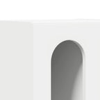 Comodino Bianco 40 x 35 x 50 cm Legno multistrato
