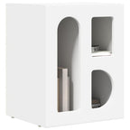 Comodino 2 pcs Bianco 40 x 35 x 50 cm Legno multistrato