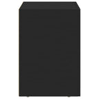 Comodino 2 pcs Nero 40 x 35 x 50 cm Legno multistrato