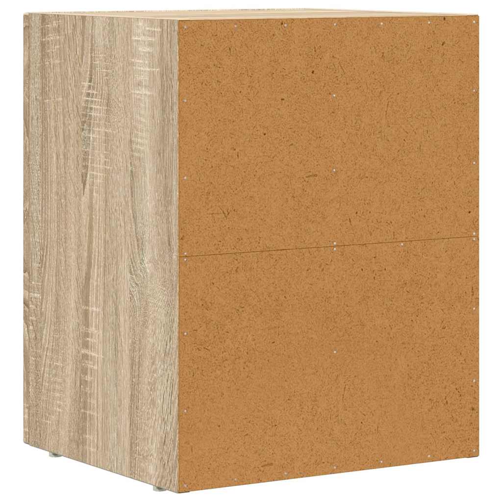 Comodino Rovere Sonoma 40 x 35 x 50 cm Legno multistrato
