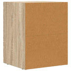 Comodino 2 pcs Rovere Sonoma 40 x 35 x 50 cm Legno multistrato