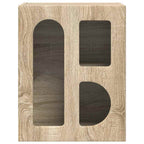 Comodino 2 pcs Rovere Sonoma 40 x 35 x 50 cm Legno multistrato