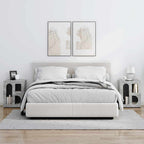 Comodino 2 pcs Grigio cemento 40 x 35 x 50 cm Legno multistrato