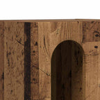 Comodino 2 pcs Legno vecchio 40 x 35 x 50 cm Legno multistrato