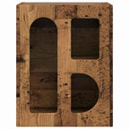 Comodino 2 pcs Legno vecchio 40 x 35 x 50 cm Legno multistrato
