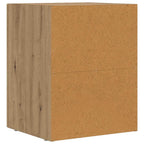 Comodino Rovere artigianale 40 x 35 x 50 cm Legno multistrato