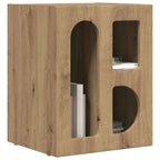 Comodino Rovere artigianale 40 x 35 x 50 cm Legno multistrato