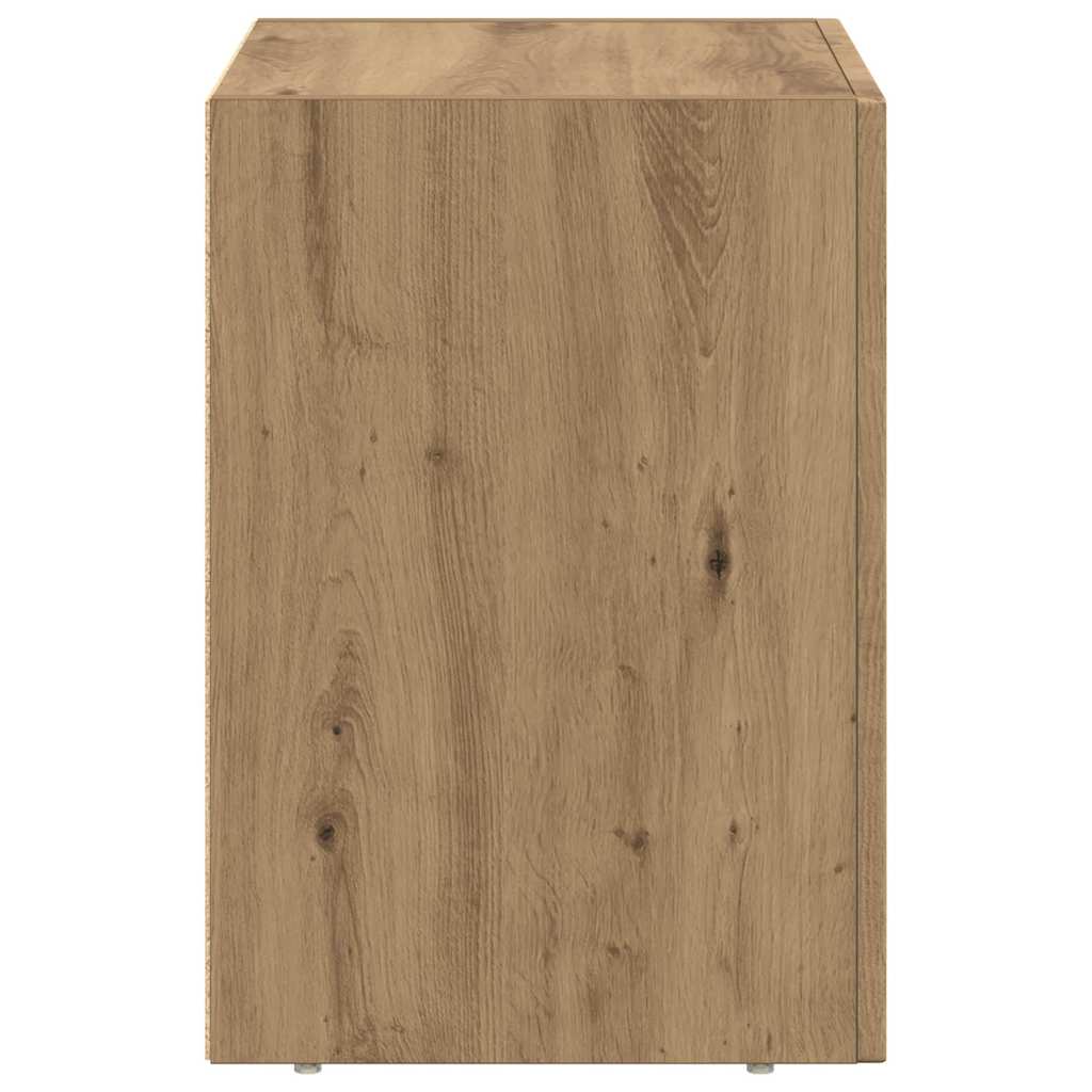 Comodino 2 pcs Rovere artigianale 40 x 35 x 50 cm