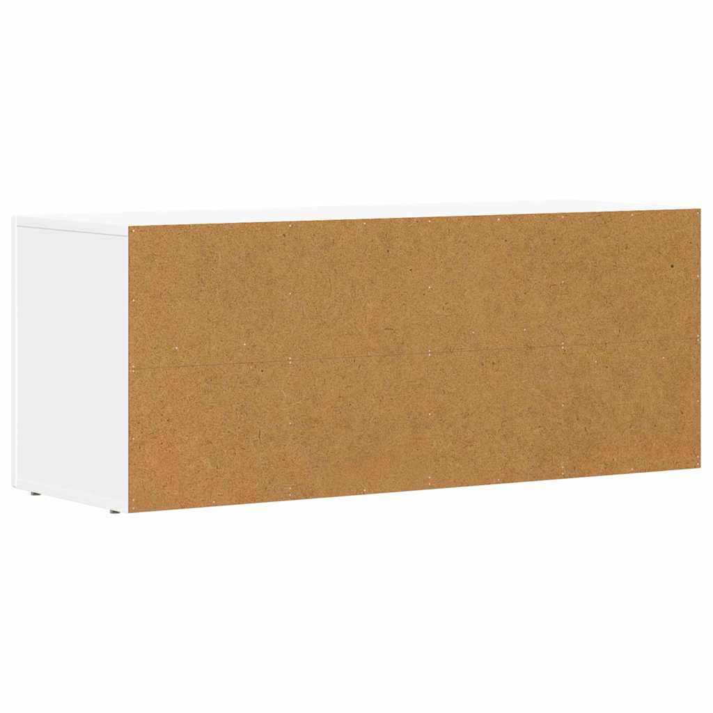 Mobile TV Bianco 100 x 35 x 40 cm Legno multistrato