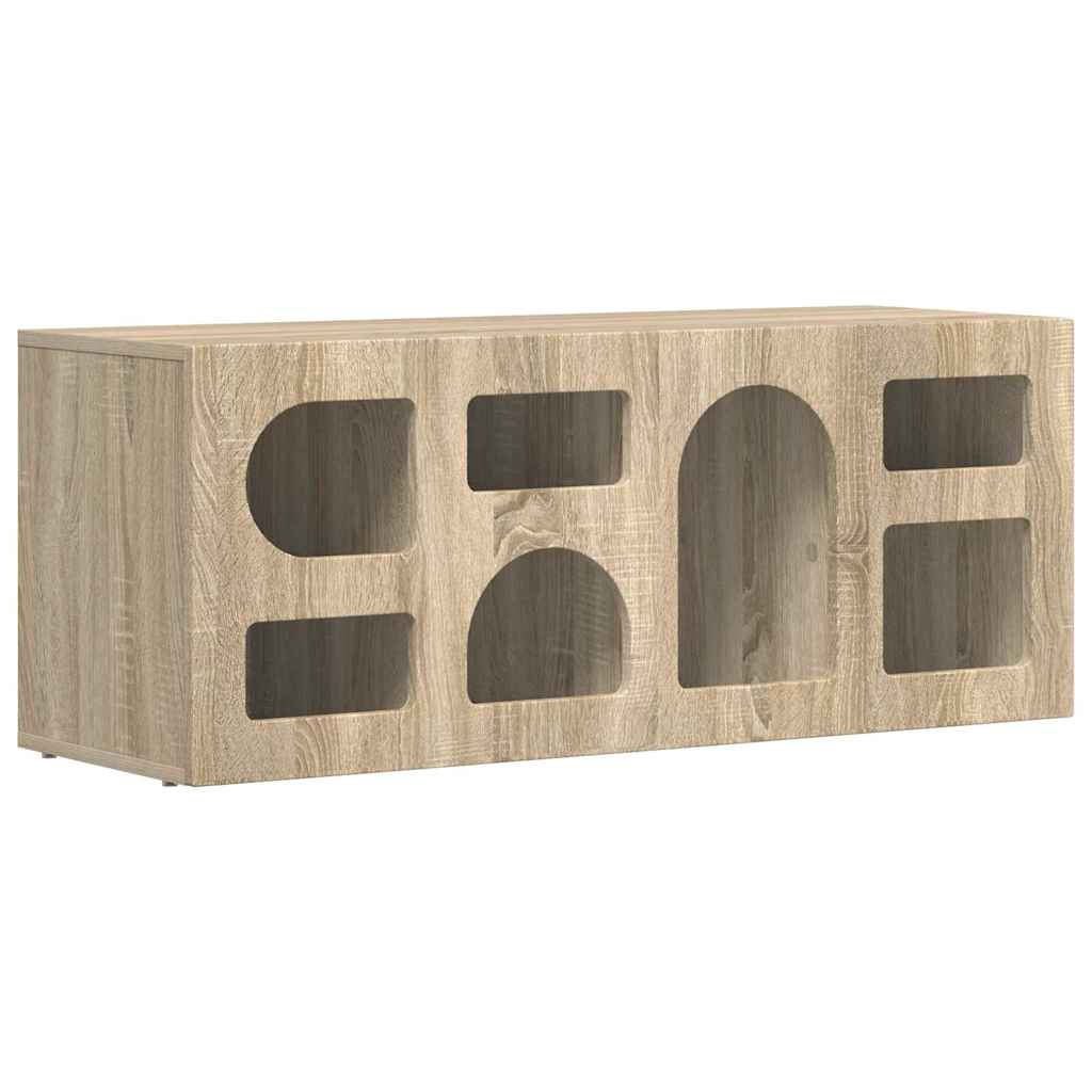 Mobile TV Rovere Sonoma 100 x 35 x 40 cm Legno multistrato