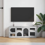 Mobile TV Grigio cemento 100 x 35 x 40 cm Legno multistrato
