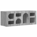 Mobile TV Grigio Sonoma 100 x 35 x 40 cm Legno multistrato