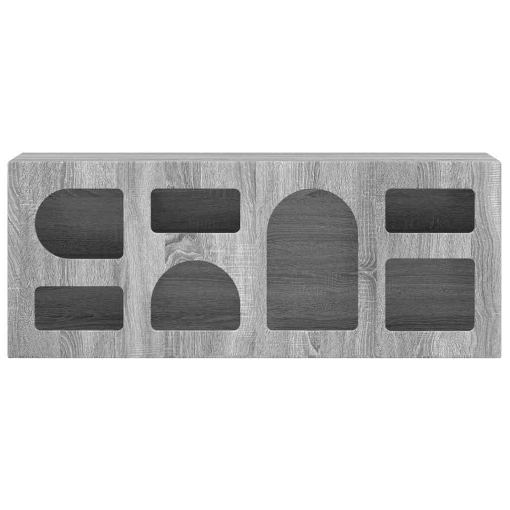 Mobile TV Grigio Sonoma 100 x 35 x 40 cm Legno multistrato